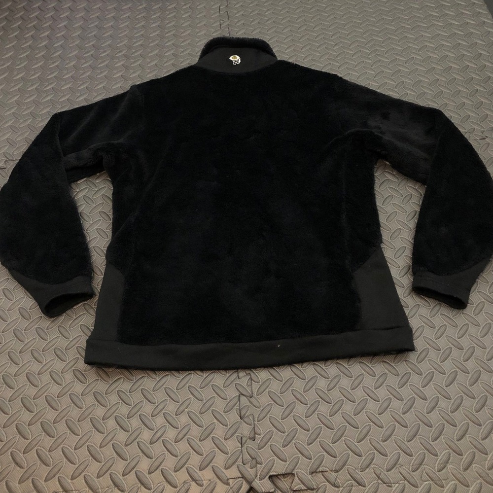 Mountain Hardwear Fleece Jacket Womens Medium Black Polartec Monkey Man Style - Picture 10 of 10